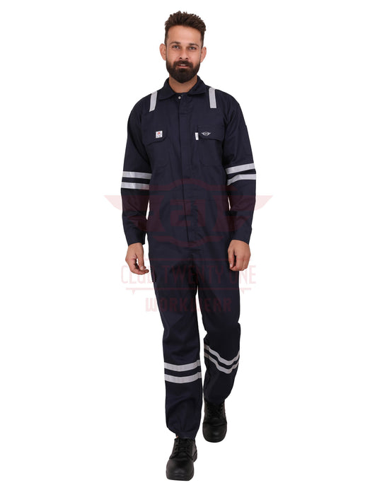 Port Flame Coverall - Navy Blue