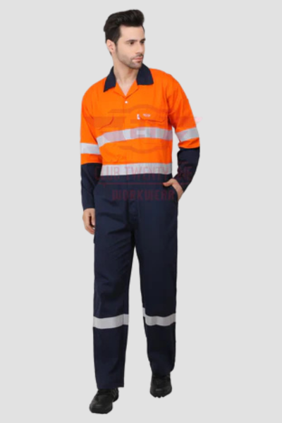 Rigmate Coverall - Orange/Navy
