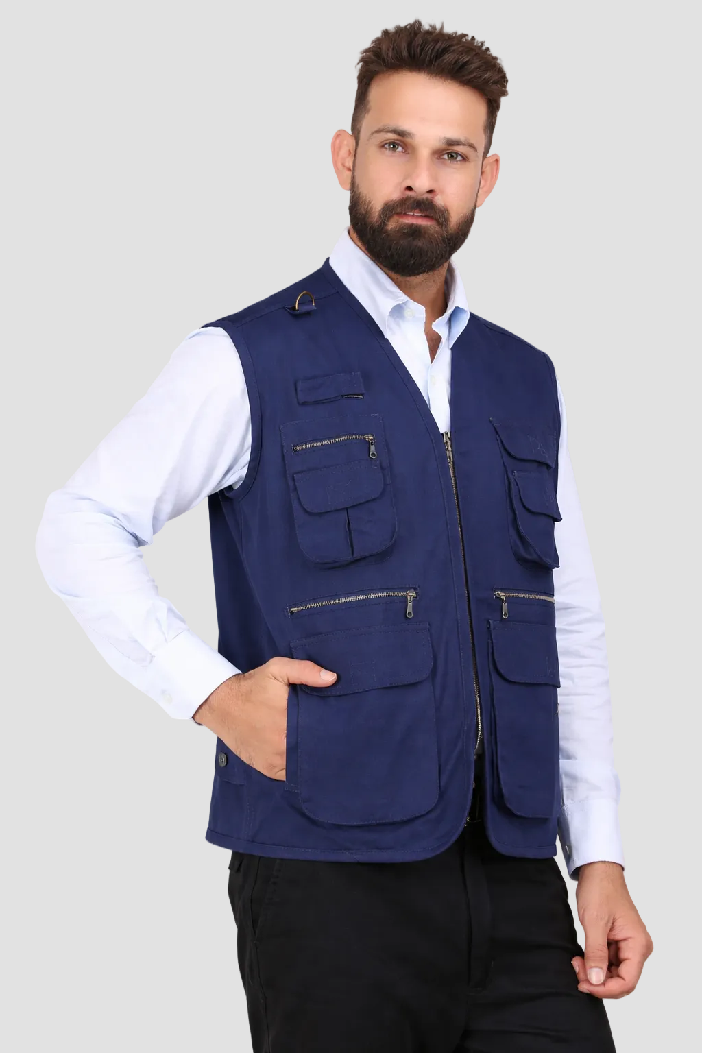 Jurassic Vest - Navy Blue