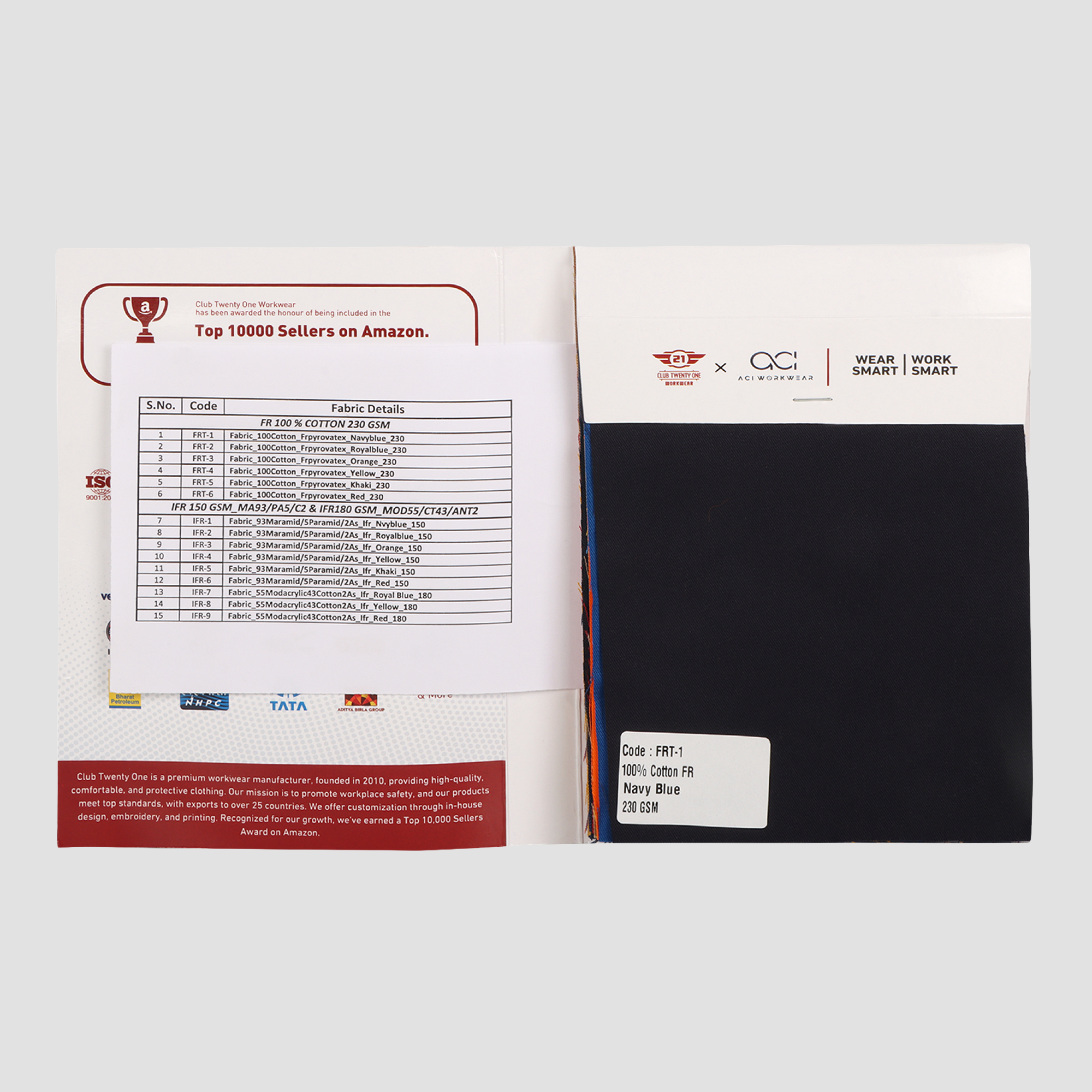 Fabric Swatch Book