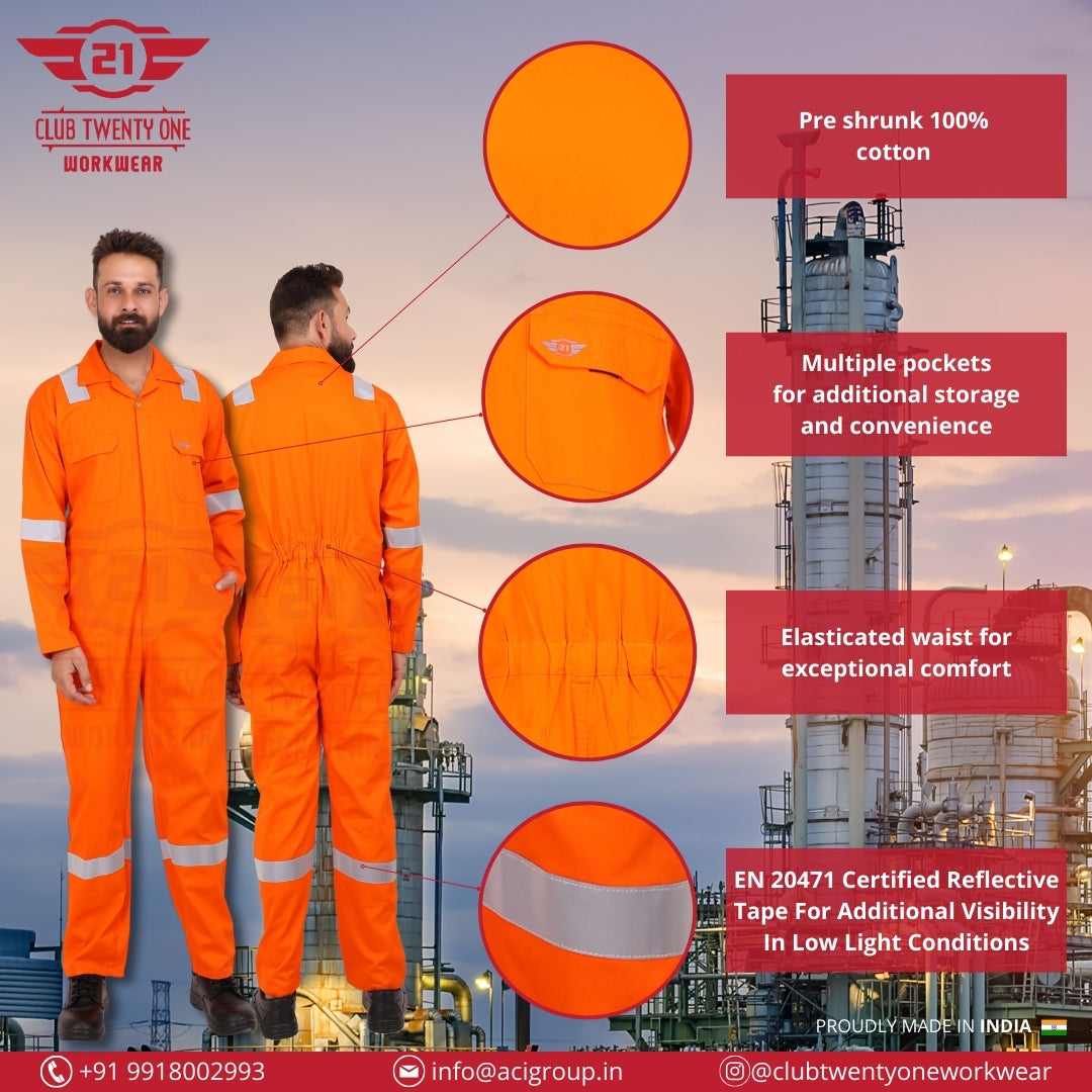 Dubai Coverall - Orange