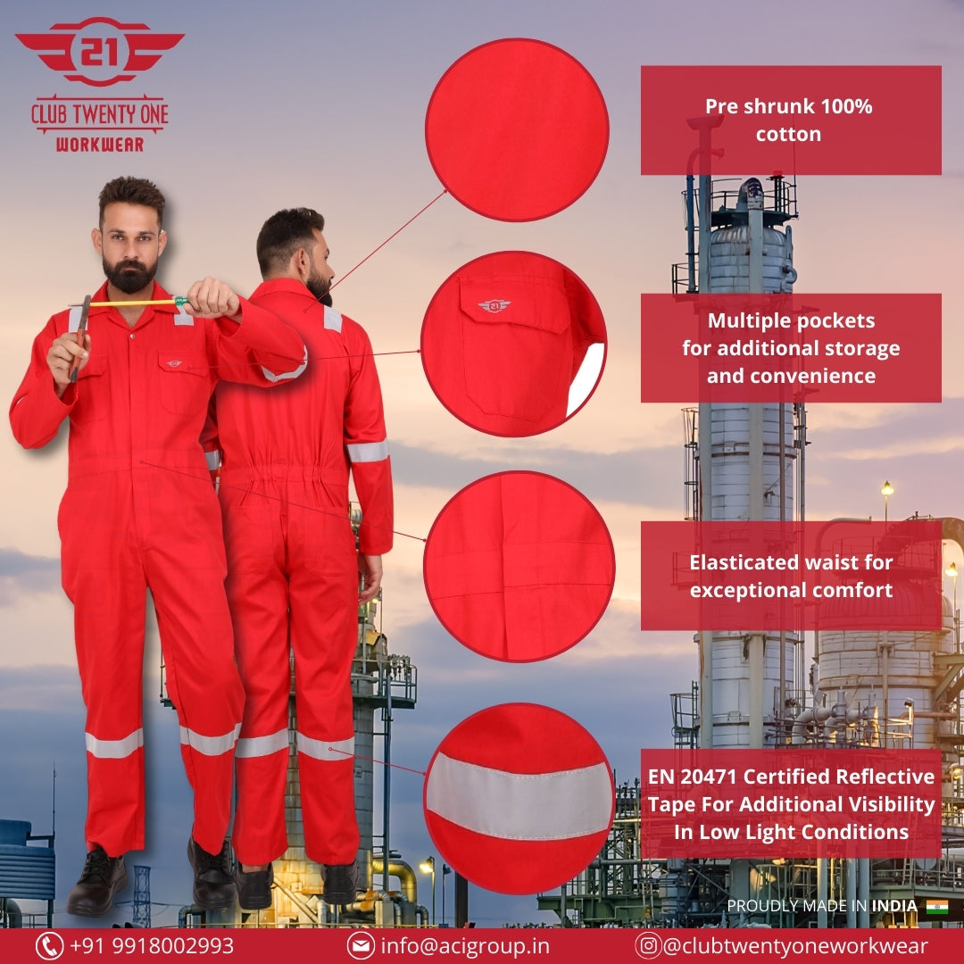 Dubai Coverall - Red