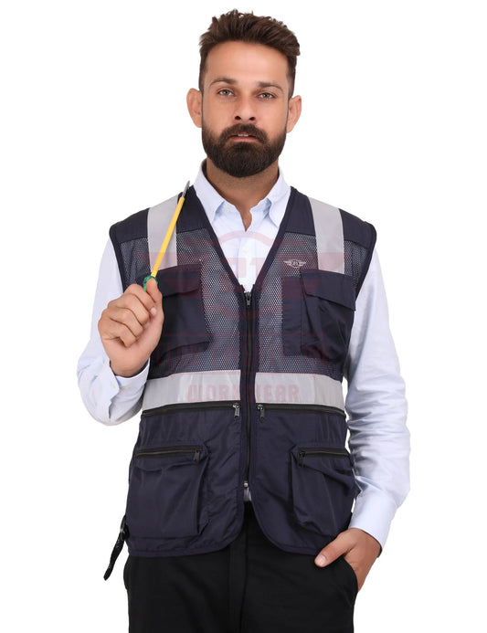 Safex Pro Vest - Navy Blue