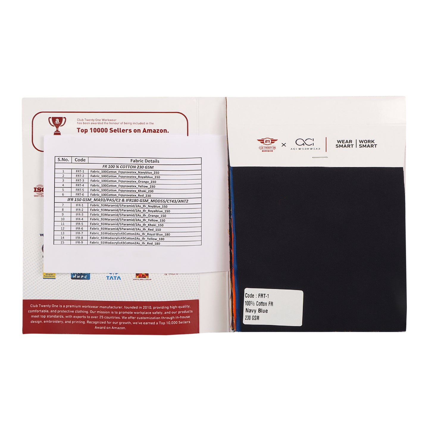 Fabric Swatch Book