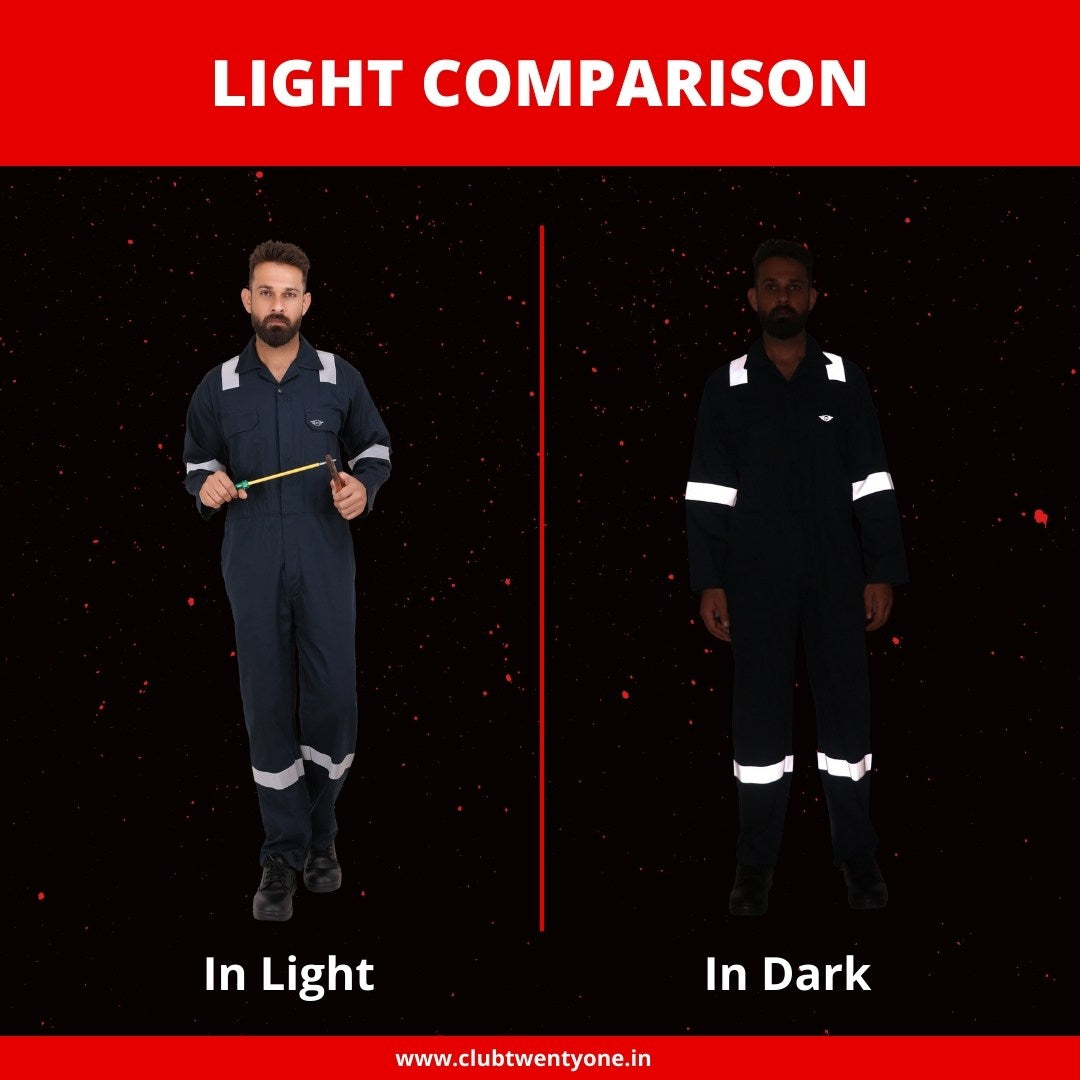 Dubai Coverall - Navy Blue