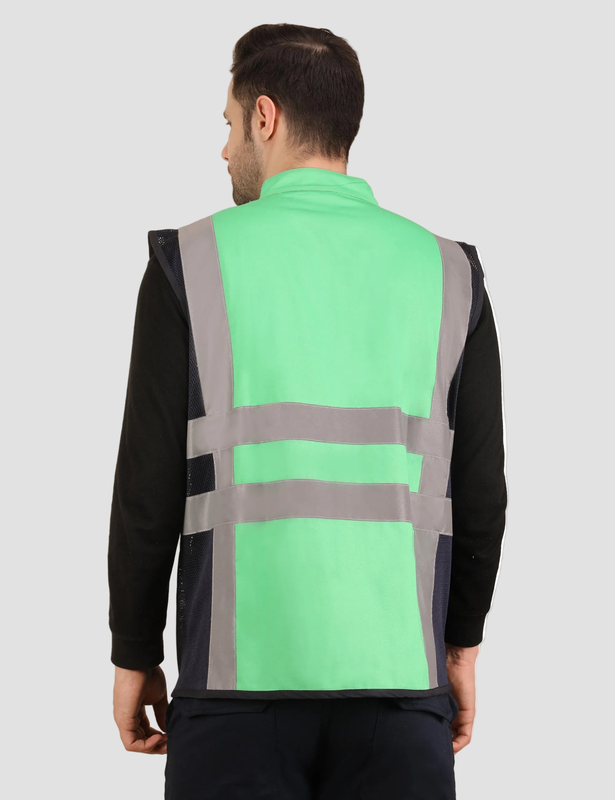 Vortex Vest - Green/Navy Blue
