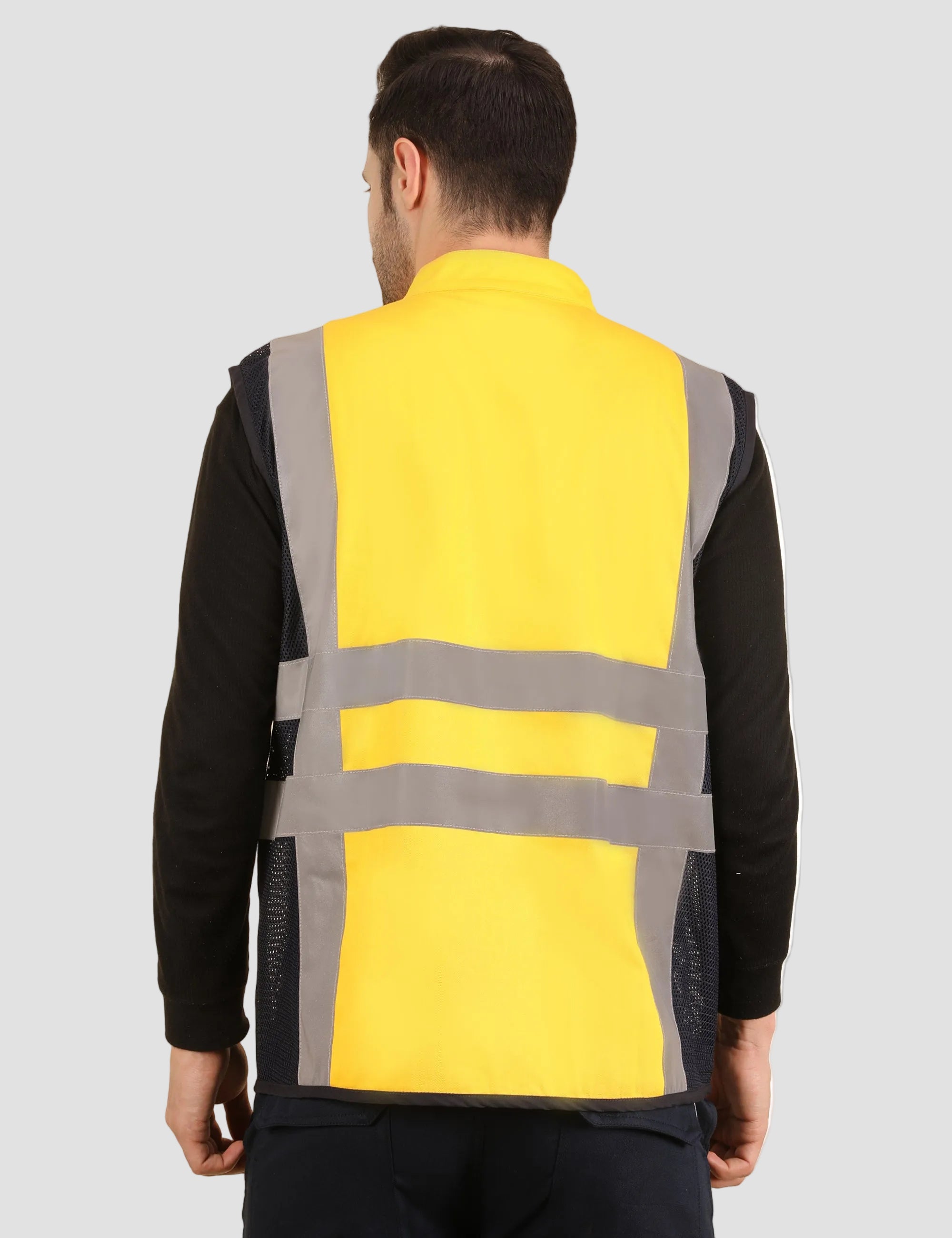 Vortex Vest - Yellow/Navy Blue
