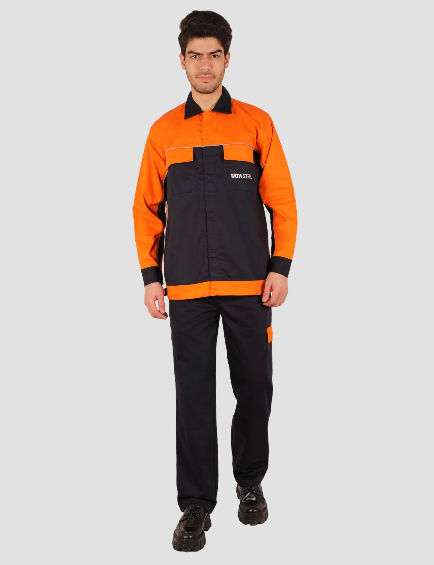 FR E3 Molten Metal Jacket - Orange/Navy