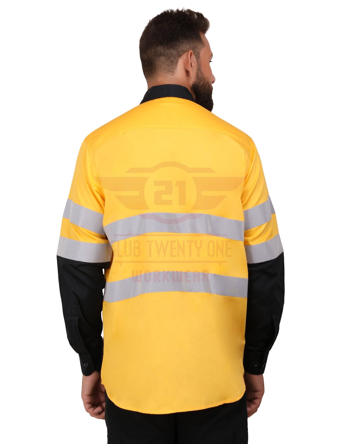 Rigmate Shirt - Yellow/Navy Blue