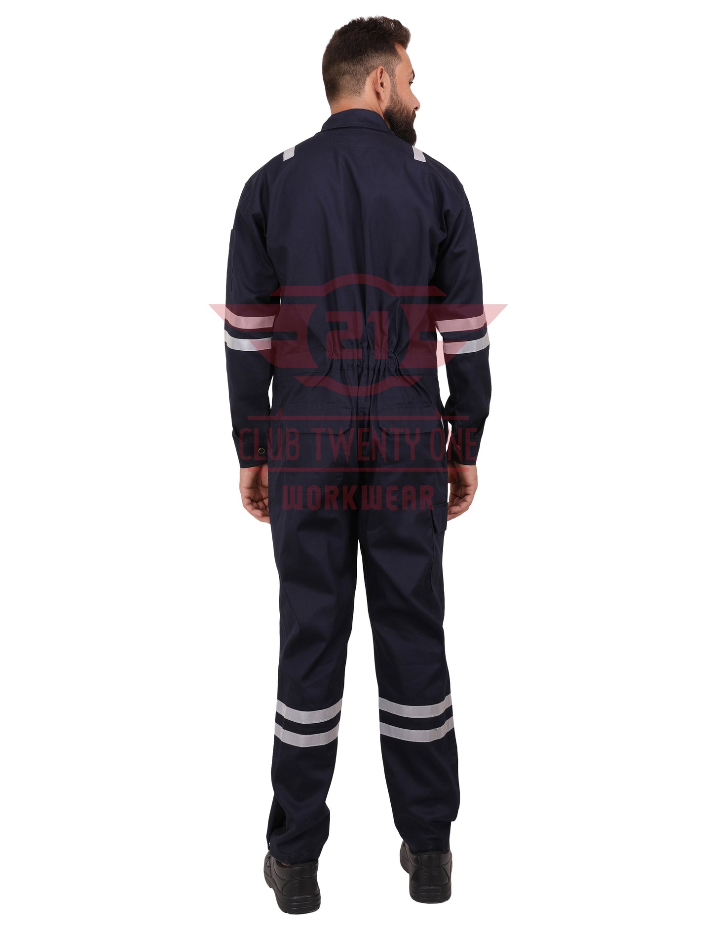 Port Flame Coverall - Navy Blue
