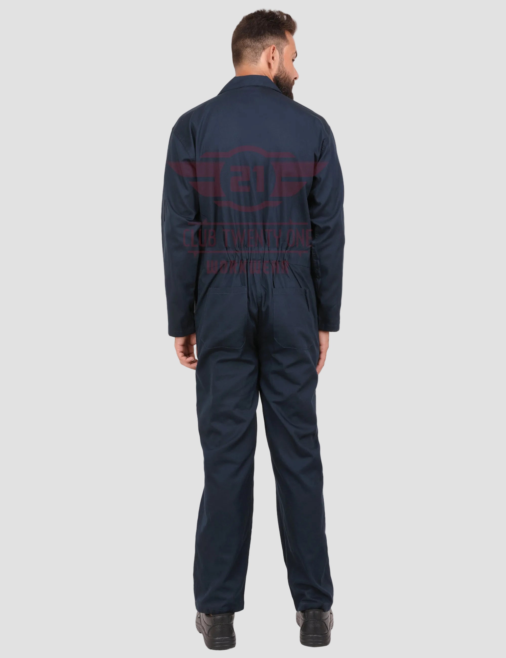 Austin Coverall - Navy Blue