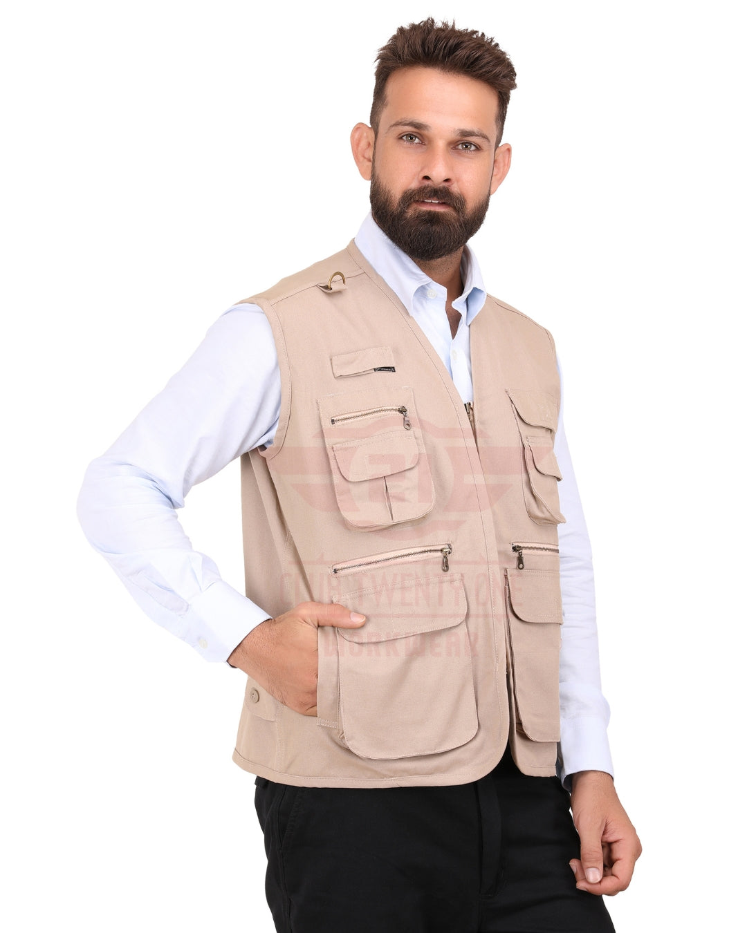 Jurassic Vest- Beige