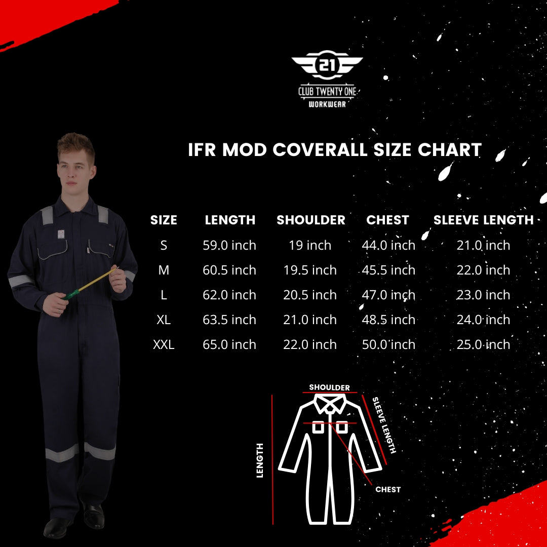 IFR Pro Mod Coverall - Navy Blue
