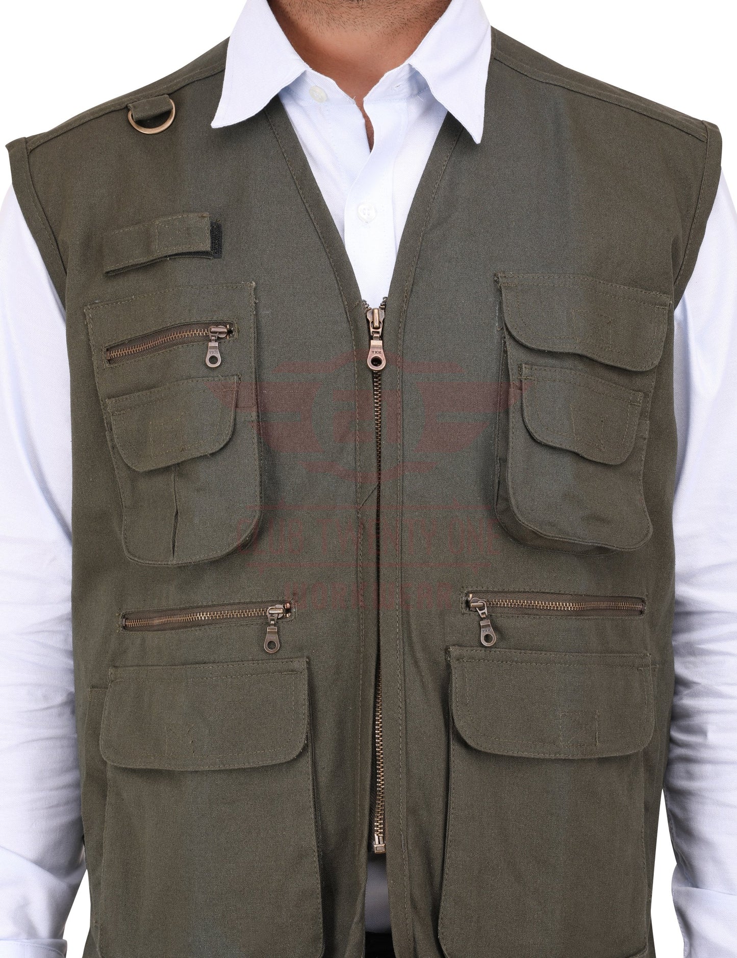 Jurassic Vest- Olive