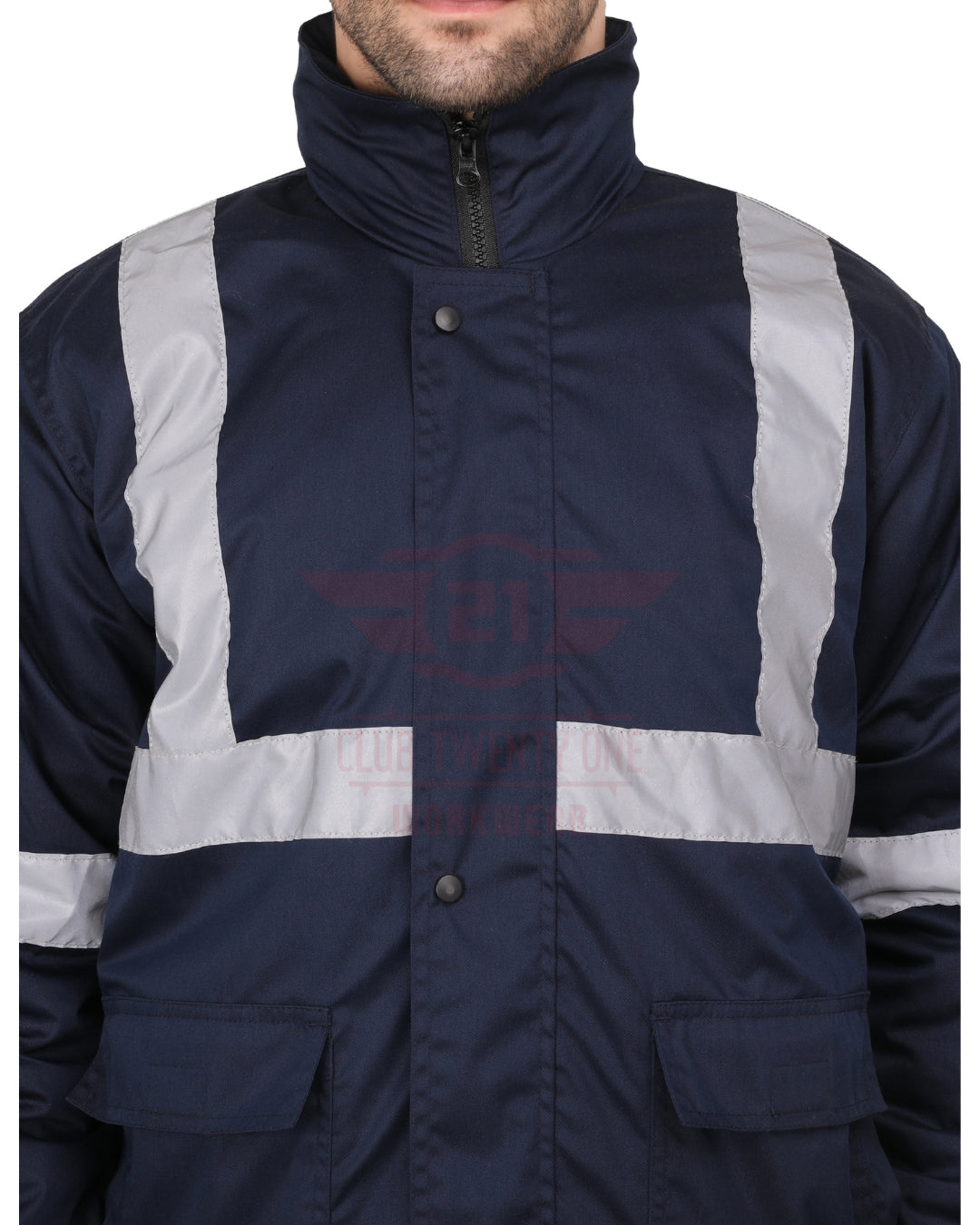 Winter Shield Jacket- Navy Blue