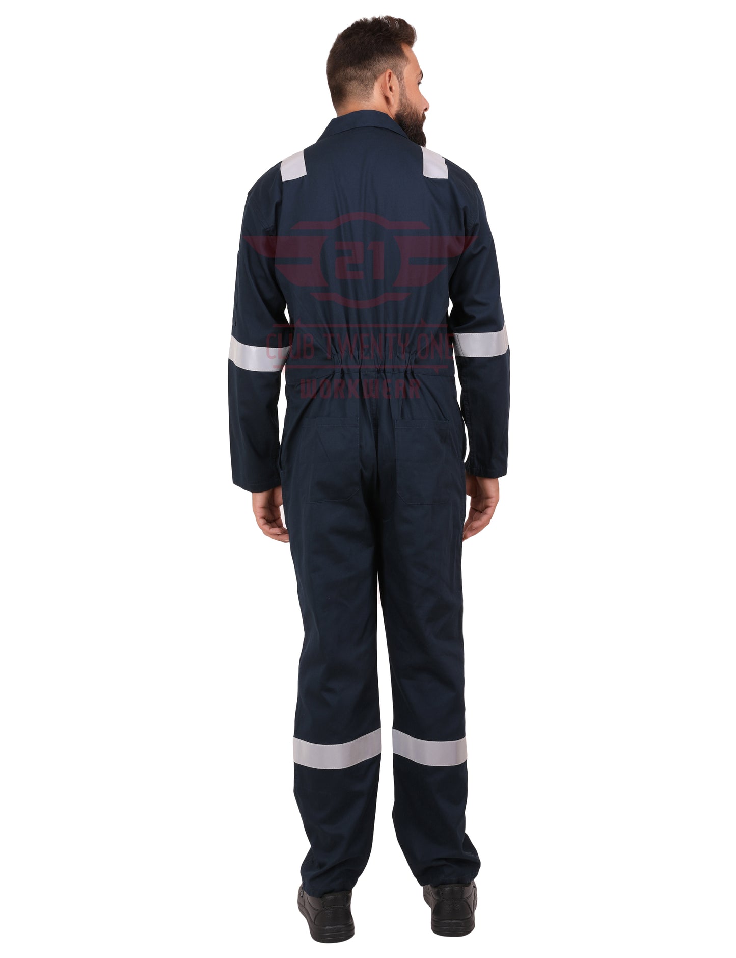 Dubai Coverall - Navy Blue