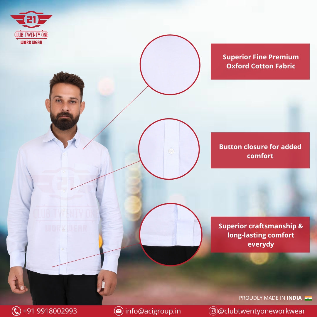 Oxford Pro Shirt- Sky Blue