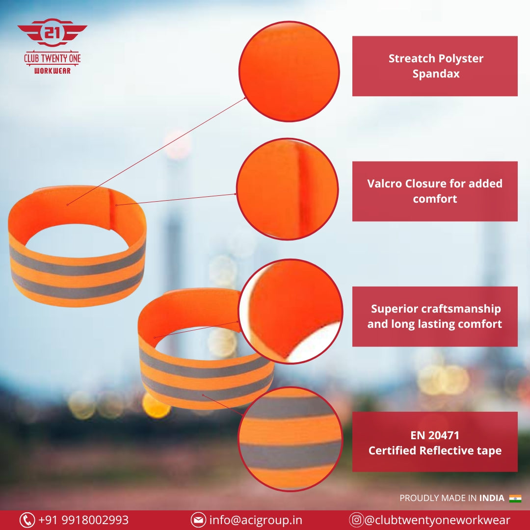 Hi-Vis Arm Band- Orange