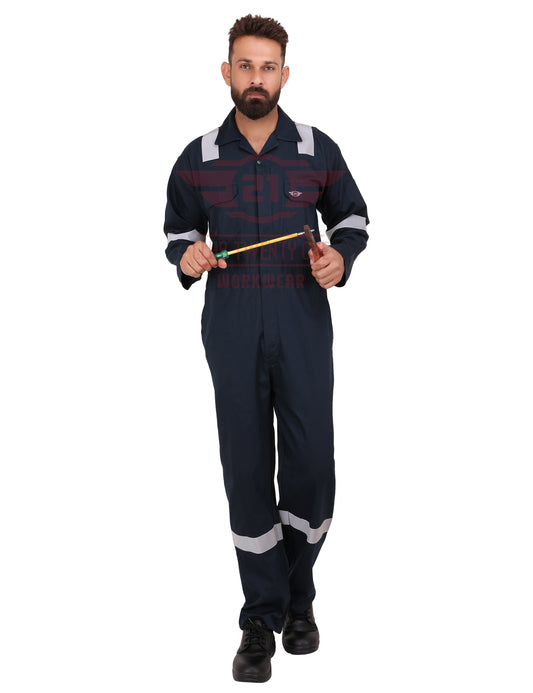 Dubai Coverall - Navy Blue