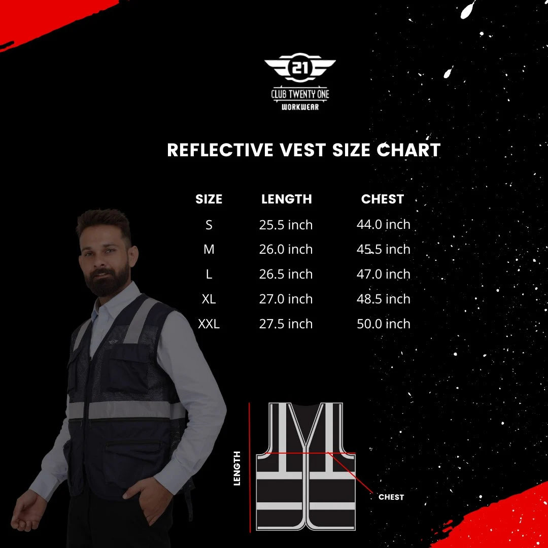 Safex Pro Vest - Navy Blue
