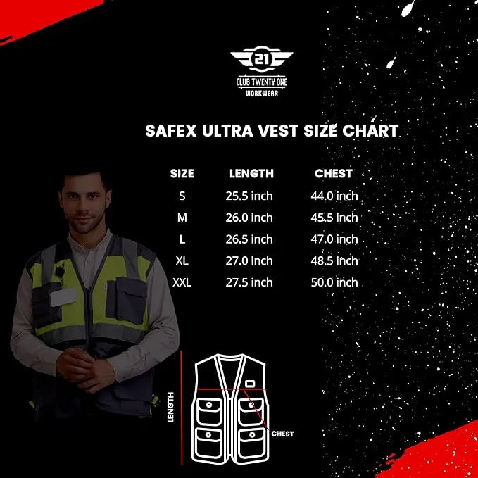 Safex Ultra Vest - Yellow/Grey