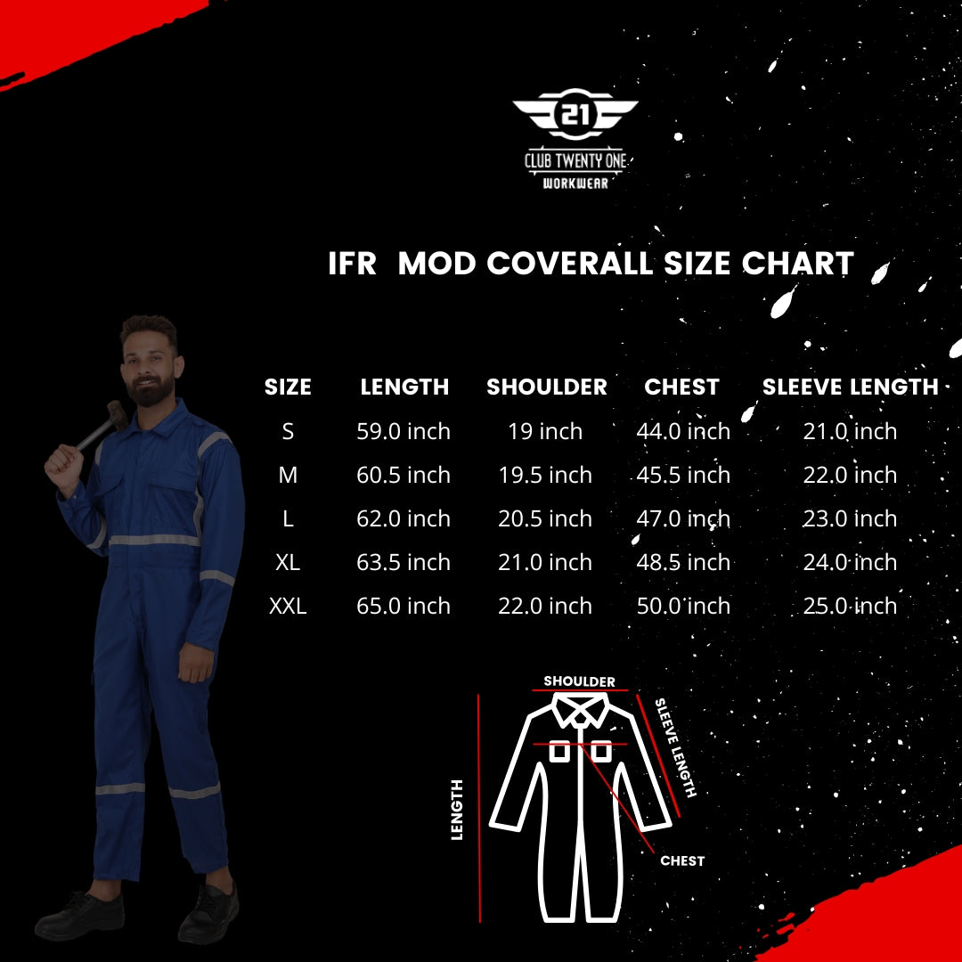 IFR Pro Mod Coverall - Royal Blue