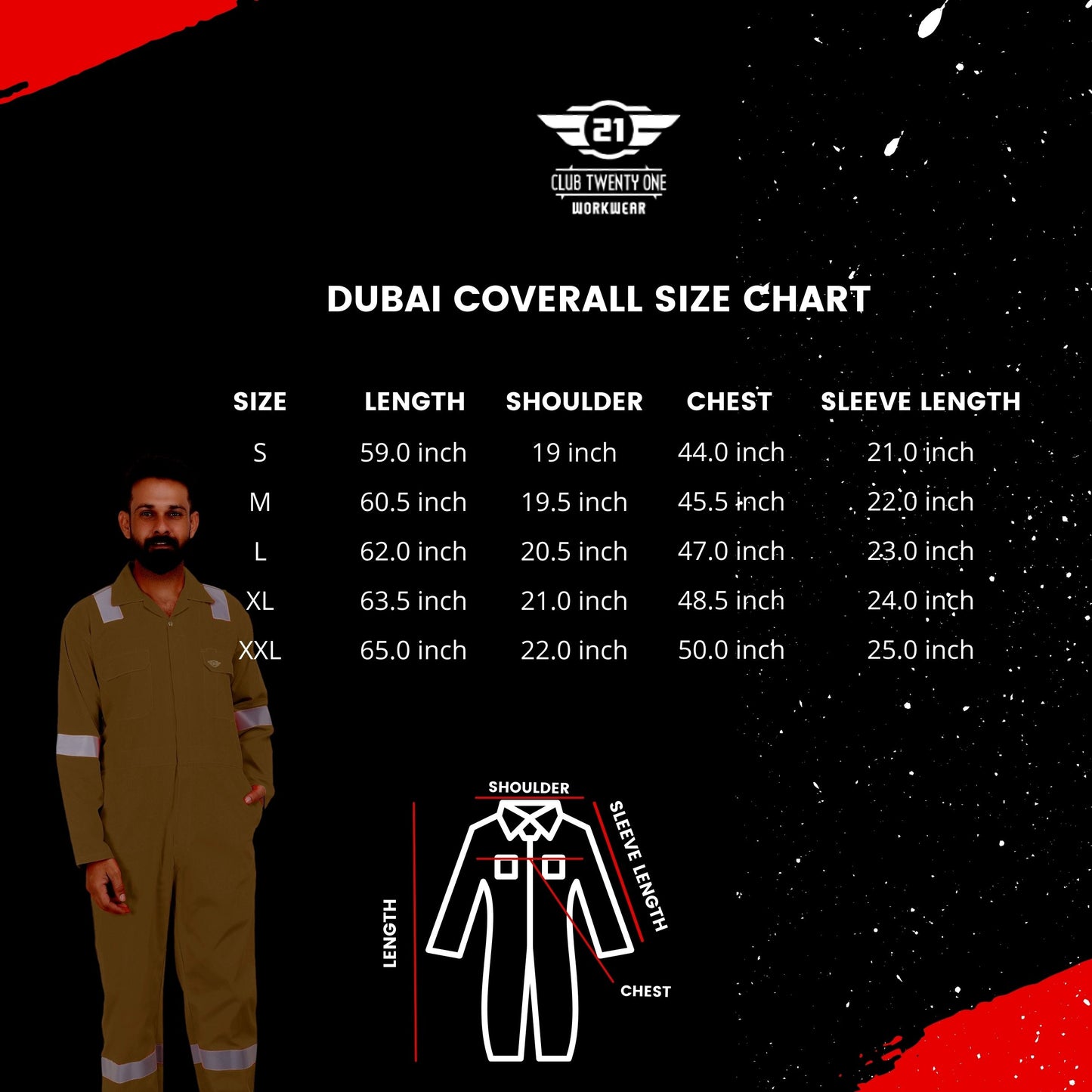 Dubai Coverall - Khaki