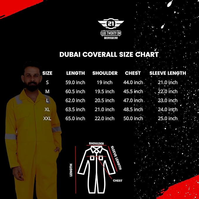 Dubai Coverall - Yellow