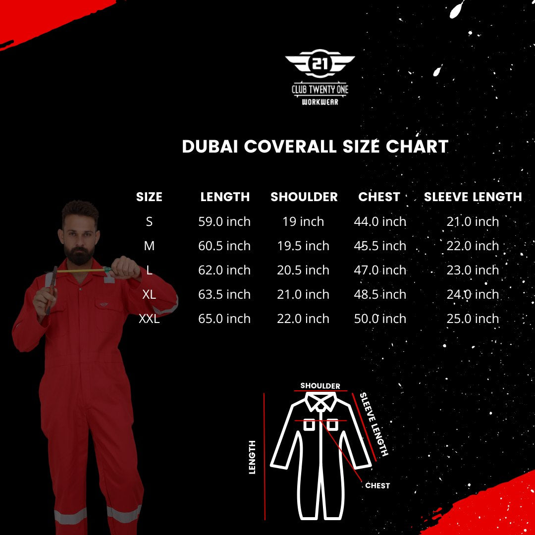 Dubai Coverall - Red