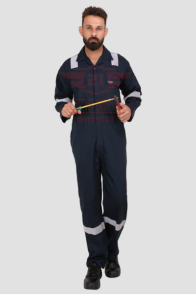 Dubai Coverall - Navy Blue