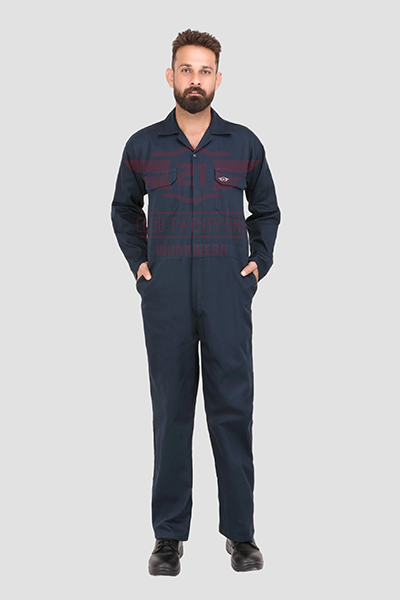 Austin Coverall - Navy Blue