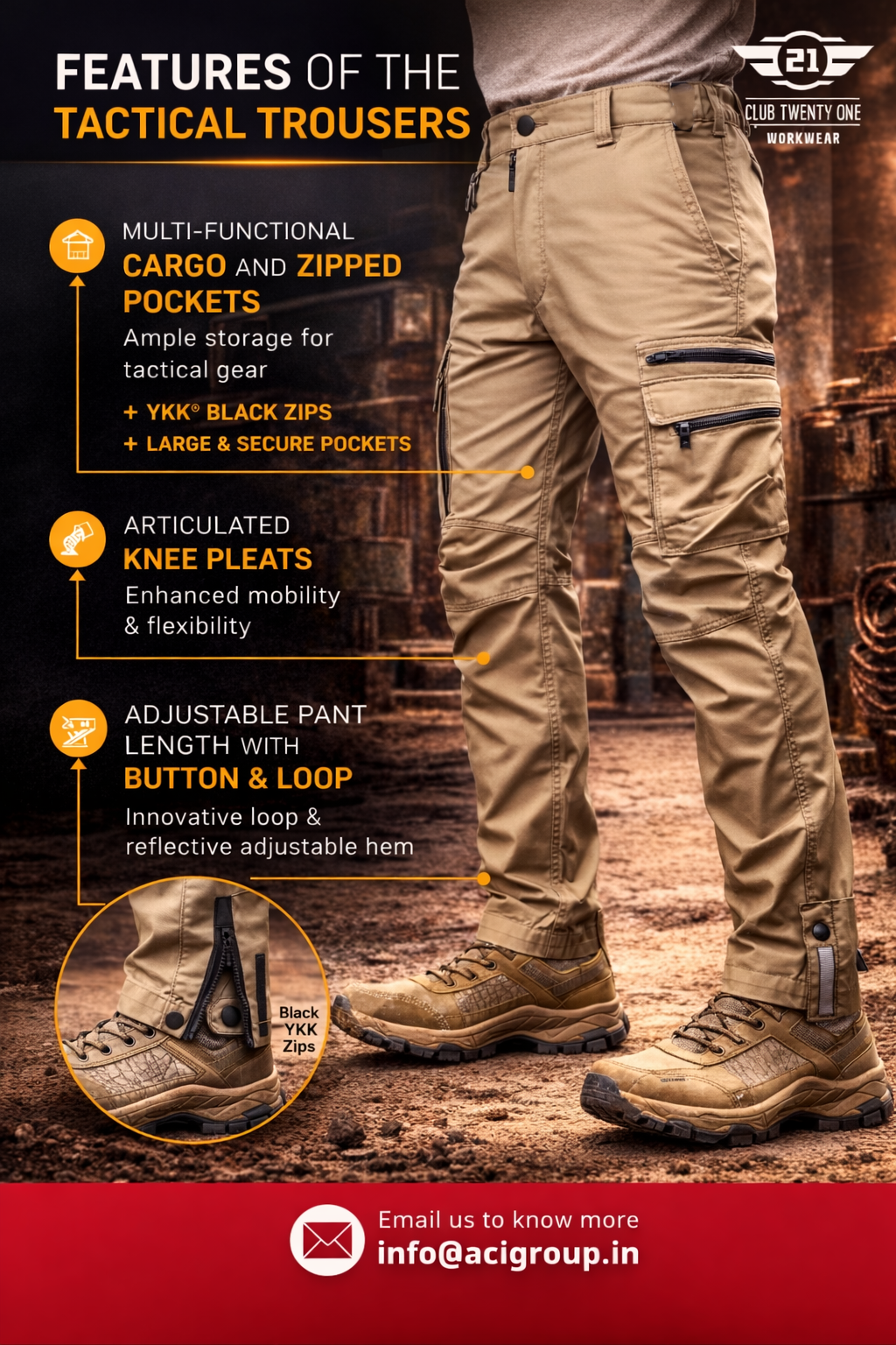Multi Utility Tactical Trouser - Beige
