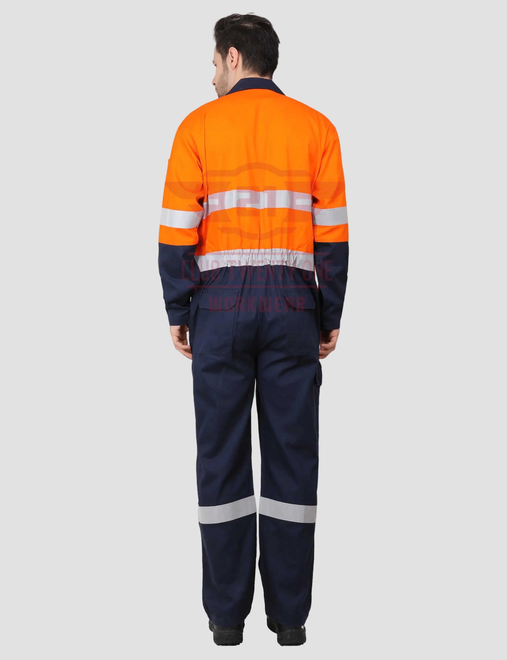 Rigmate Coverall - Orange/Navy