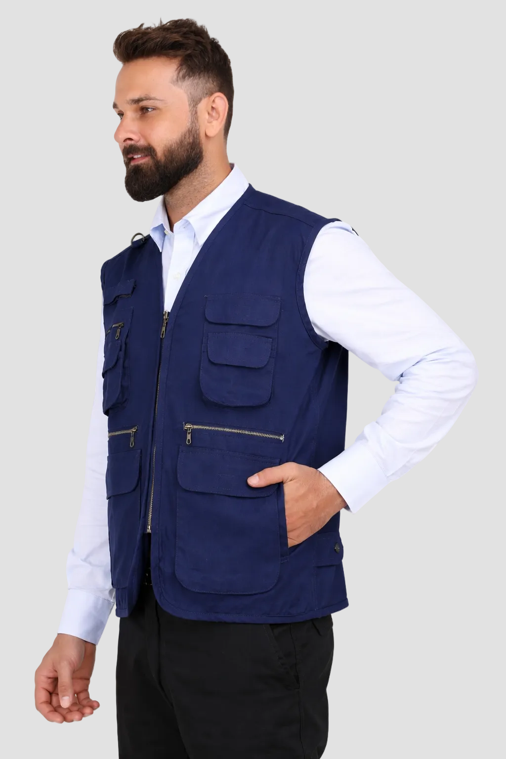 Jurassic Vest - Navy Blue