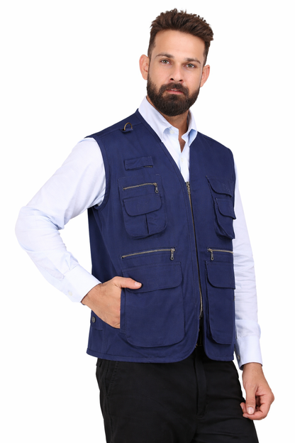 Jurassic Vest - Navy Blue