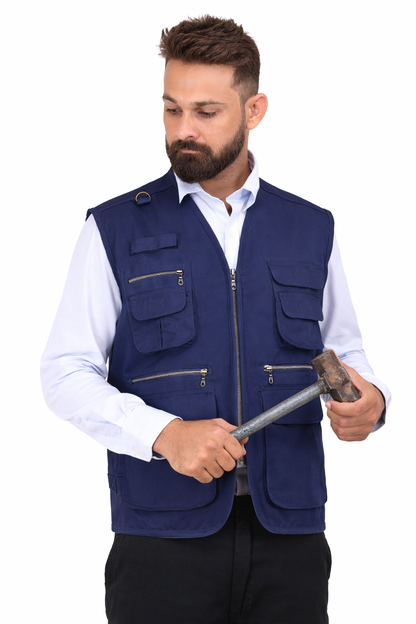 Jurassic Vest - Navy Blue
