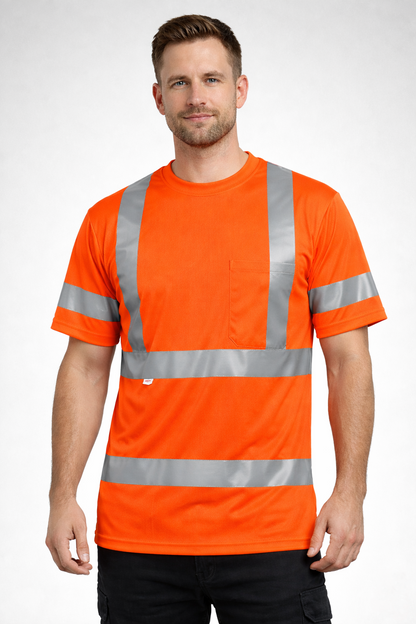 Bright Safe T-shirt - Hi-Vis Orange