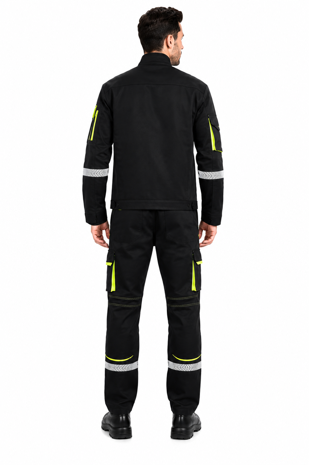 Studds Jacket - Black/Hi-Vis Yellow
