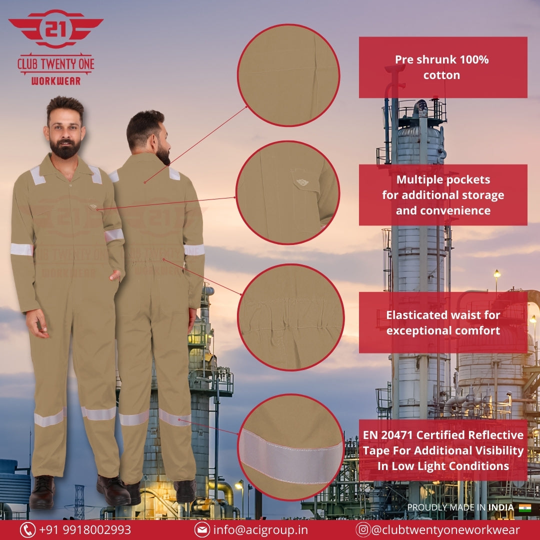 Dubai Coverall - Khaki