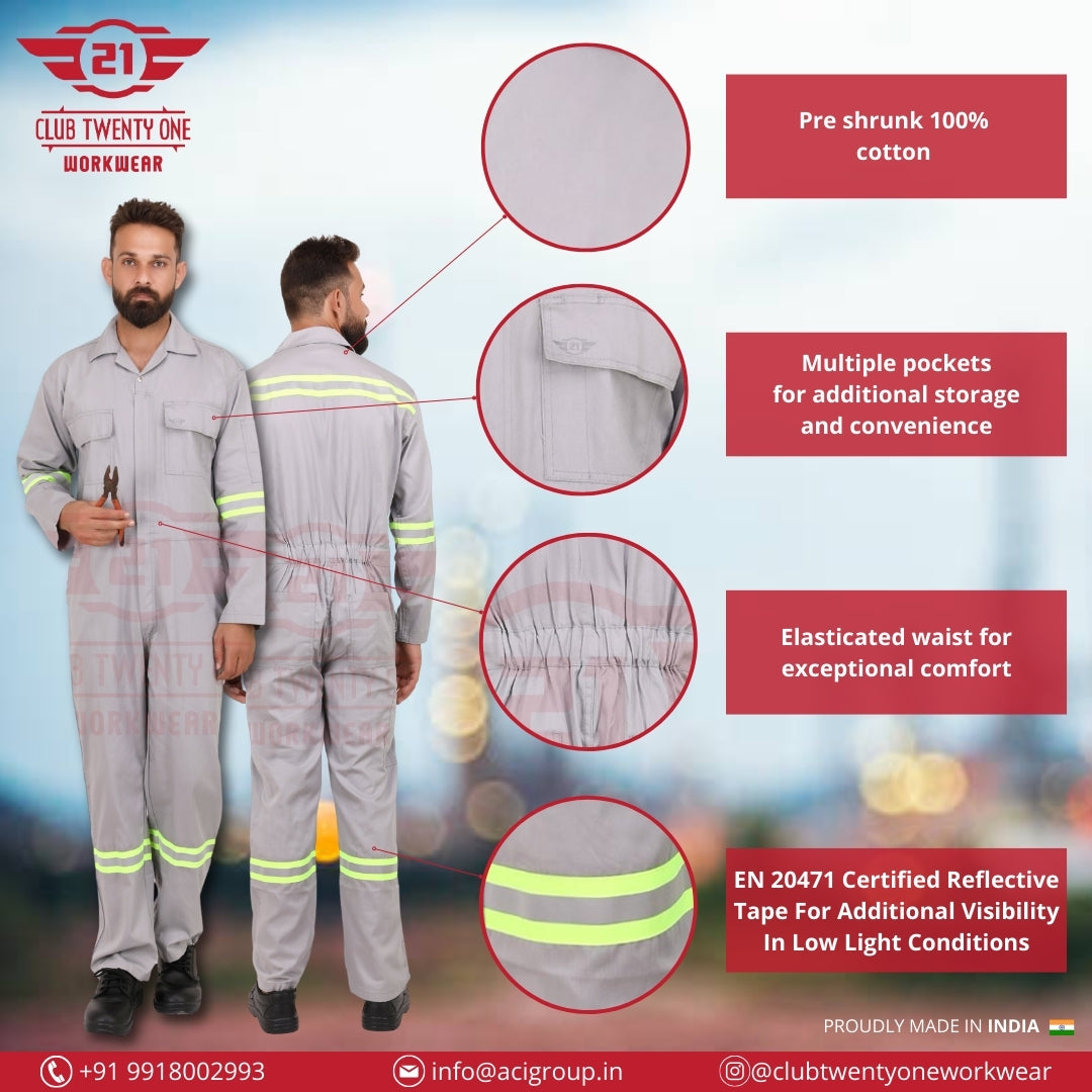 Doha Coverall - Grey
