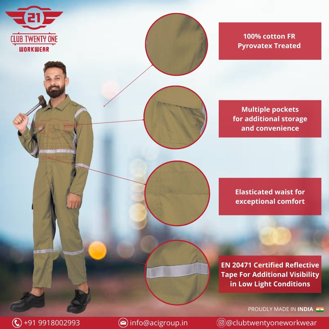 Port Flame Coverall - Beige
