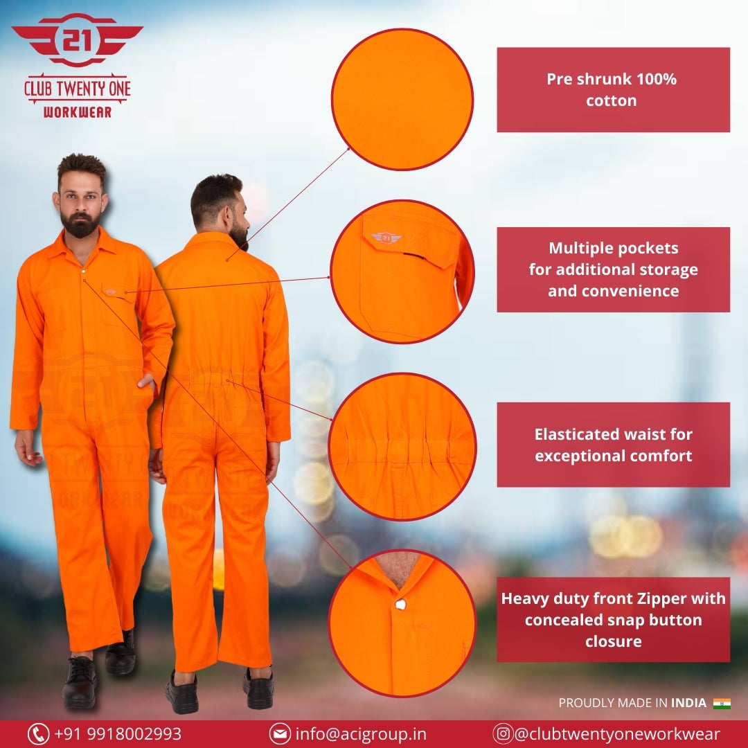 Austin Coverall - Orange