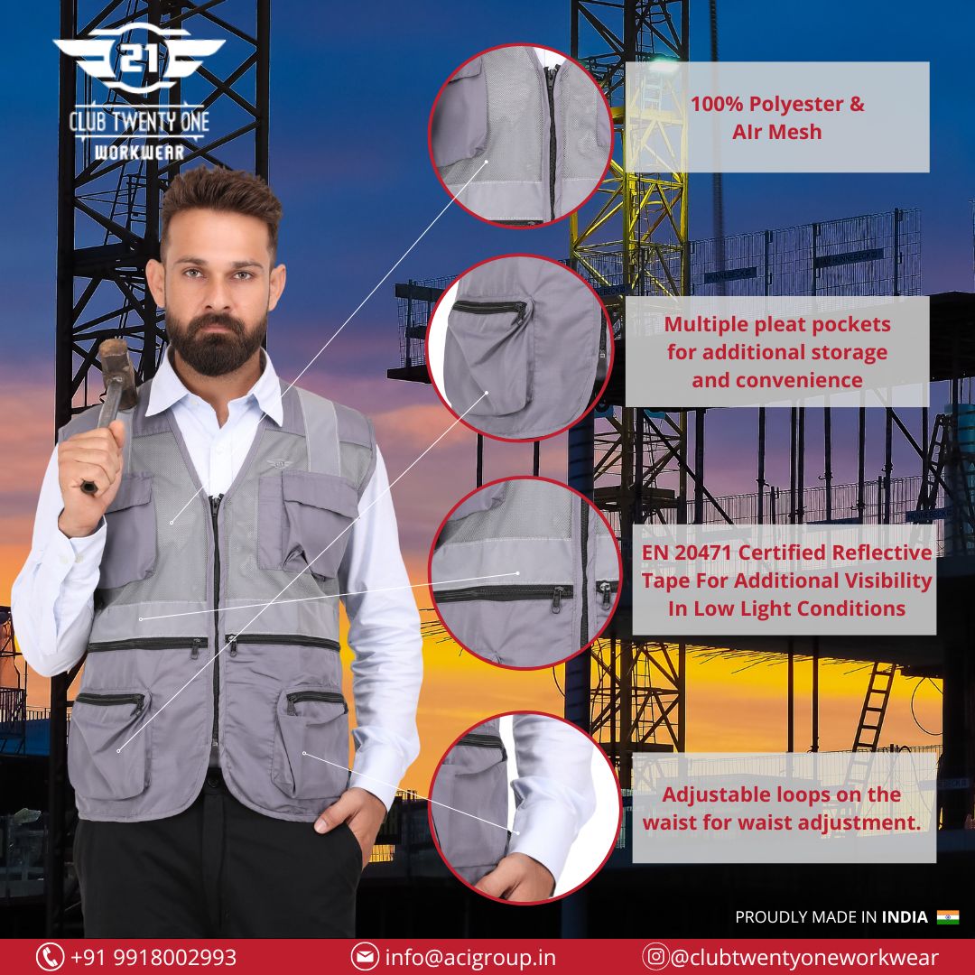 Safex Pro Vest - Grey