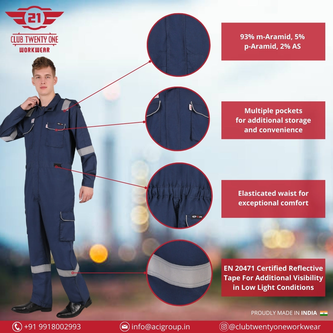 IFR Pro Max Coverall - Navy Blue