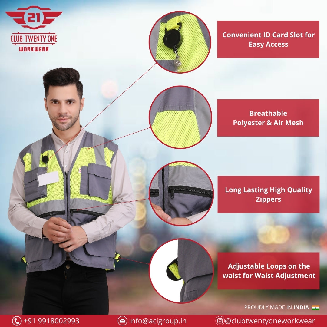 Safex Ultra Vest - Yellow/Grey