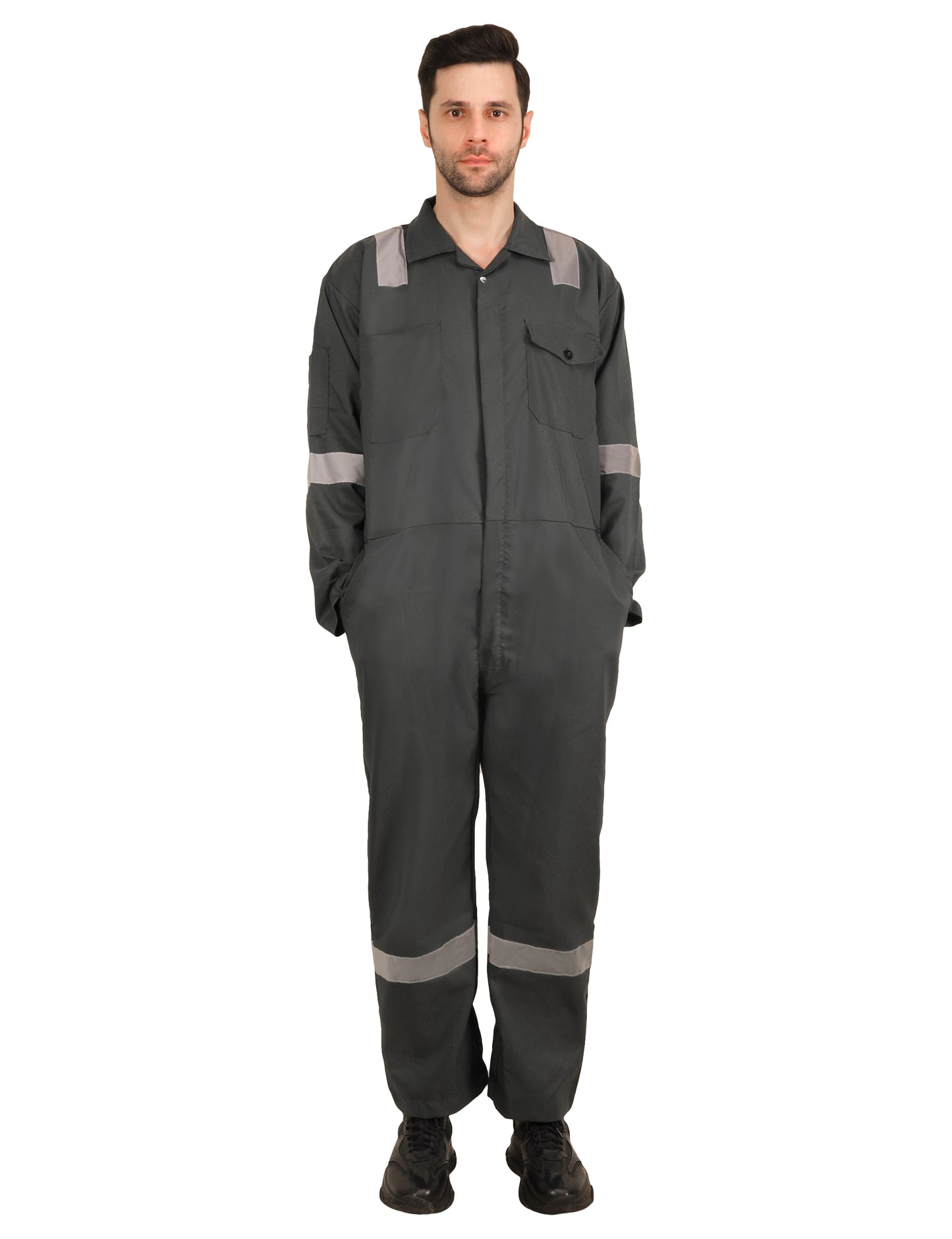 Poly-Cot Coverall - Olive