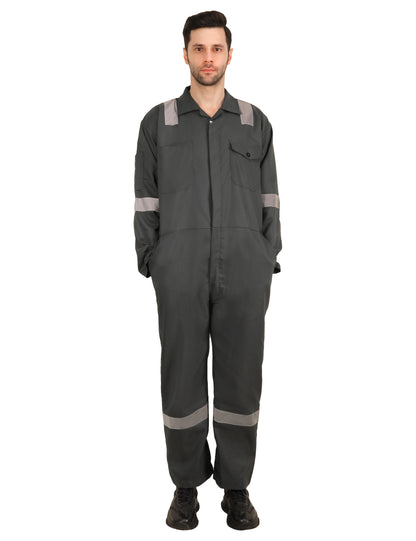 Poly-Cot Coverall - Olive