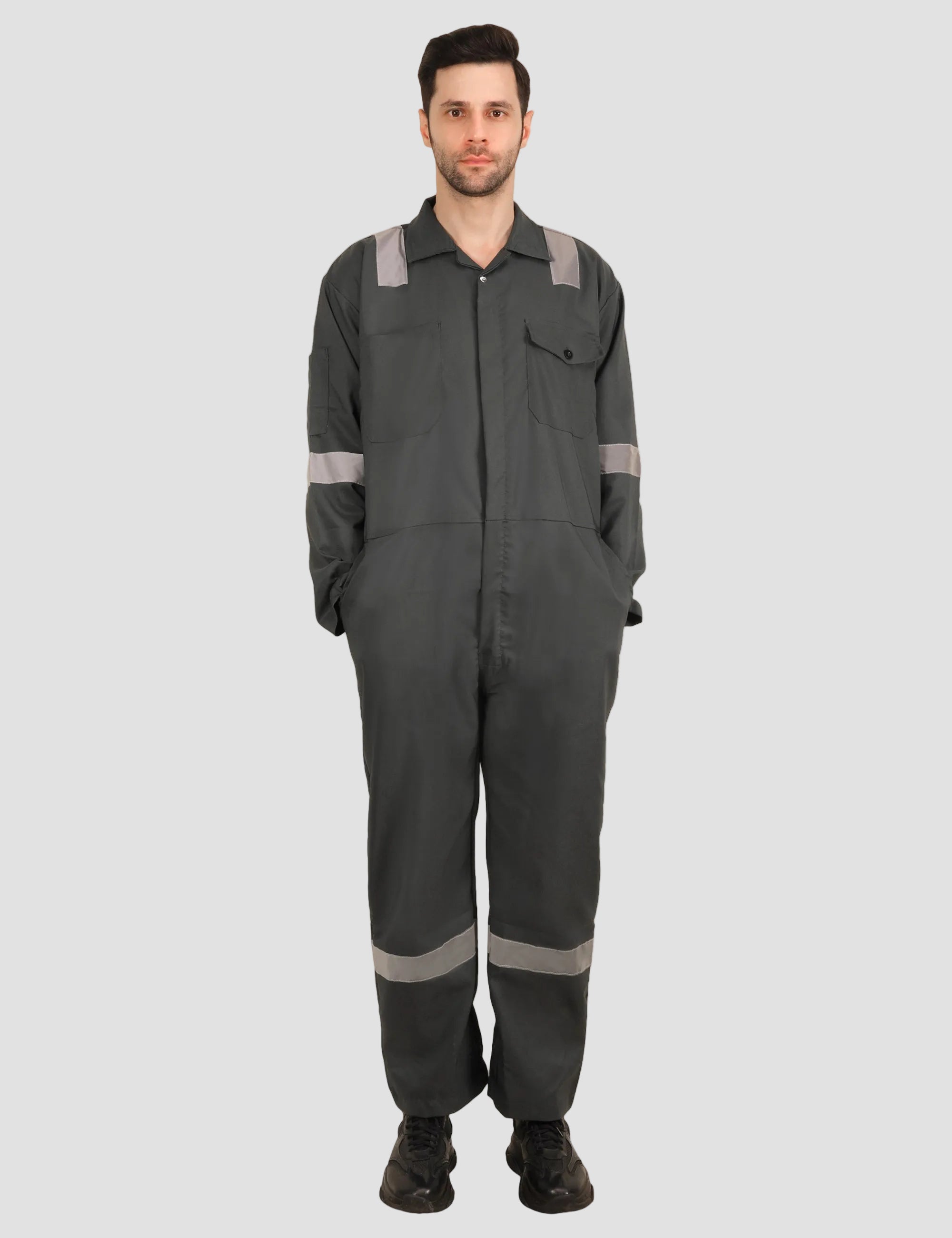 Poly-Cot Coverall - Olive