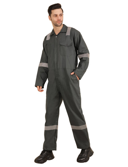 Poly-Cot Coverall - Olive