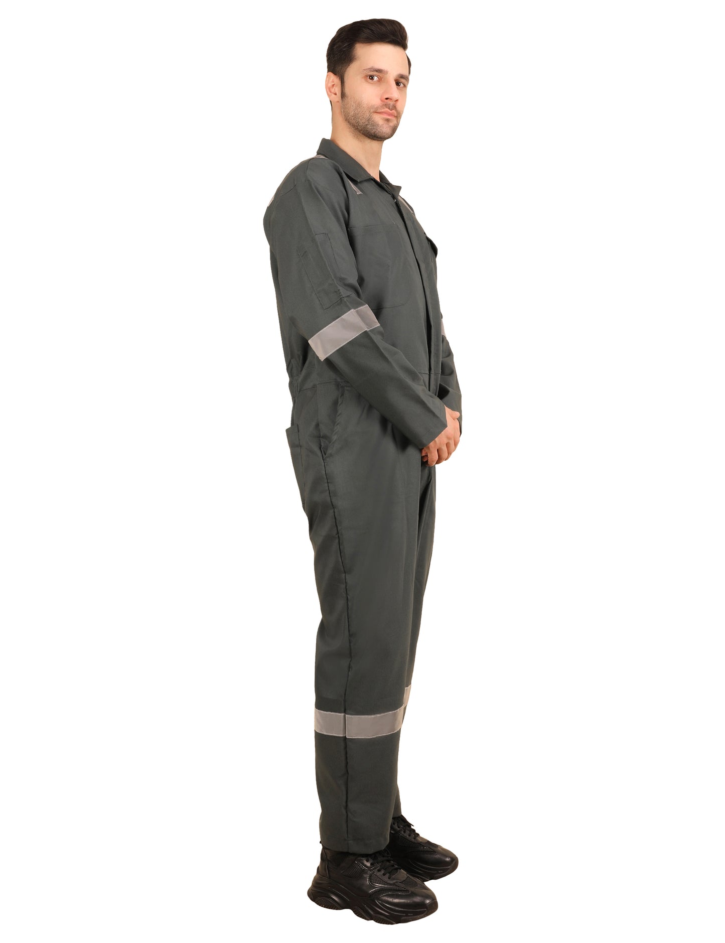 Poly-Cot Coverall - Olive